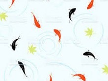goldfish-and-a-maple-pattern-vector-id995257954