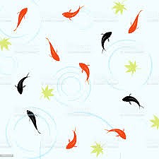 goldfish-and-a-maple-pattern-vector-id995257954